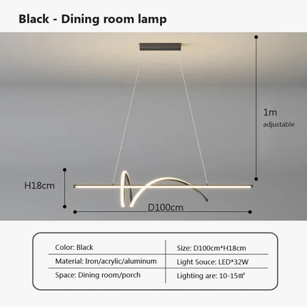 Suspension LED moderne pour éclairage intérieur élégant — LZ4X9P