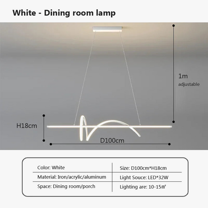 Suspension LED moderne pour éclairage intérieur élégant — LZ4X9P