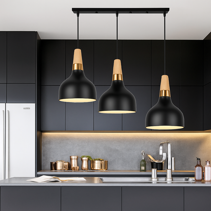 Suspension aluminium style nordique rétro pour intérieur design — LZ7D9X