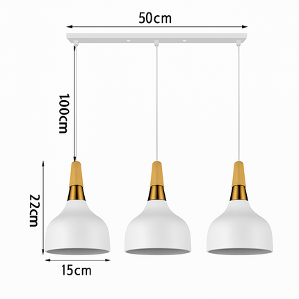 Suspension aluminium style nordique rétro pour intérieur design — LZ7D9X