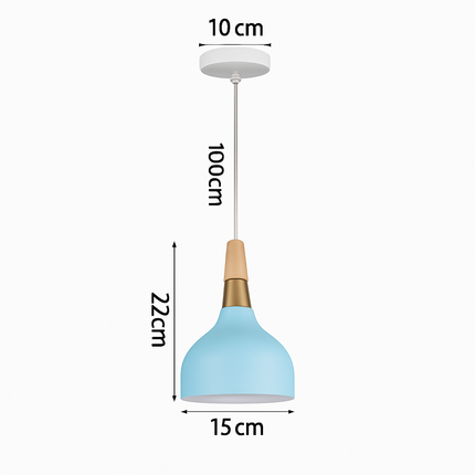 Suspension aluminium style nordique rétro pour intérieur design — LZ7D9X