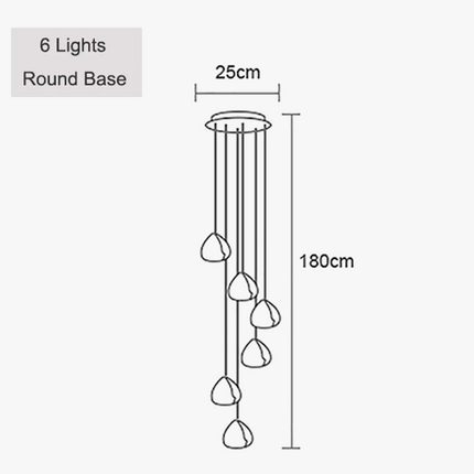 Suspension nordique en cristal pour décoration élégante — LZ4N7Q2