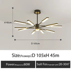6 lumières / Lumière chaude 3000K