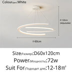 Blanc D60cm / 3 couleurs