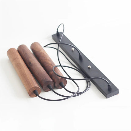 Suspension moderne en bois avec éclairage LED intégré — LZ4X9T2
