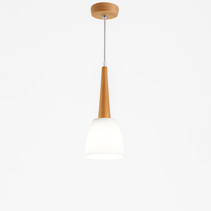 Suspension moderne en bois avec support LED GZMJ — LZ4X9P2Q