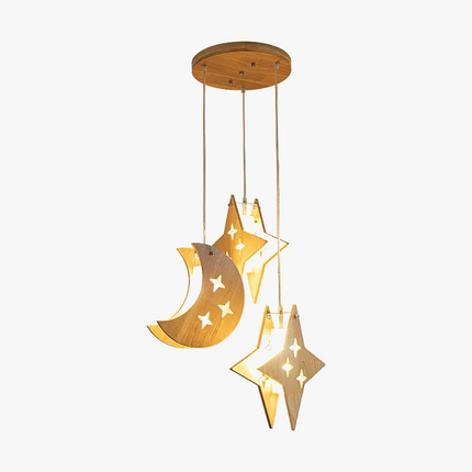 Suspension simple en rondins pour bar moderne — LZ4X9T