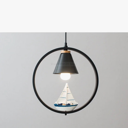 suspension modernes nordiques avec suspension oiseau led