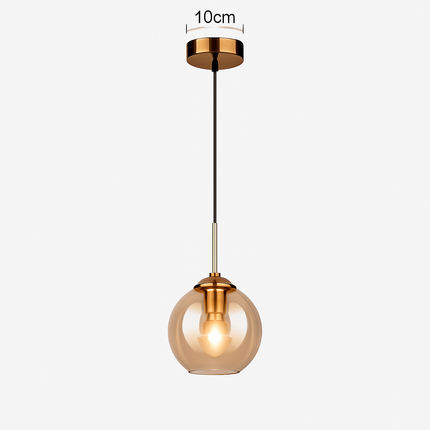 Suspension LED moderne en verre style nordique pour intérieur — LZ4D7Q9