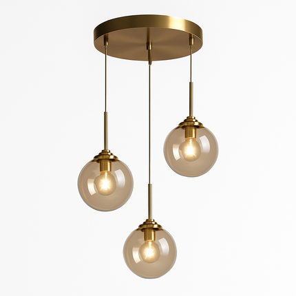 Suspension LED moderne en verre style nordique pour intérieur — LZ4D7Q9