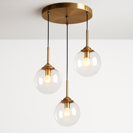 Suspension LED moderne en verre style nordique pour intérieur — LZ4D7Q9