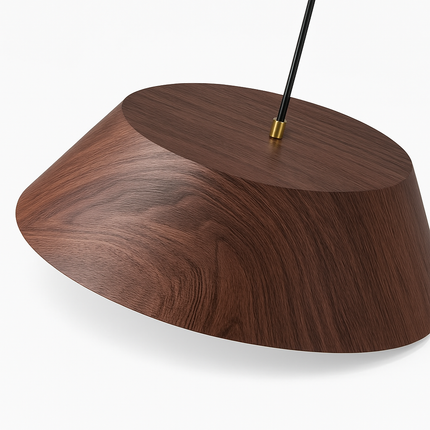 Suspension nordique en bois design Wabi Sabi pour café ou art — LZ4X9P2