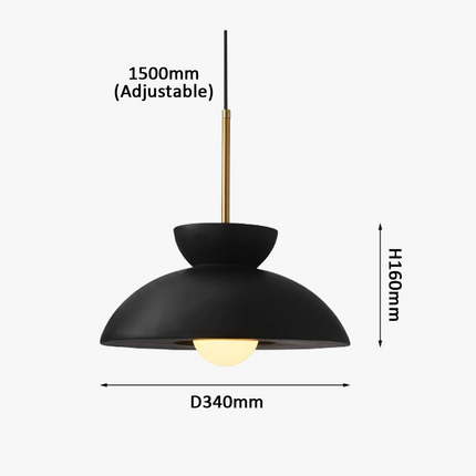 Suspension nordique au design wabi sabi pour décoration moderne — LZ4X9T2