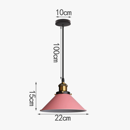 Suspension nordique rétro en aluminium pour éclairage intérieur — LZ4QX7