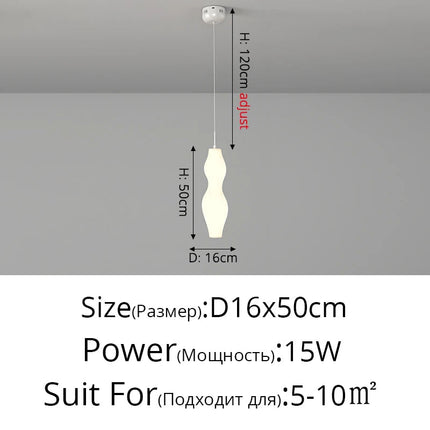 Suspension nordique créative en bambou rotomoulé modèle Tatami — LZ4X9P