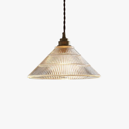 Suspension nordique en laiton et verre au style rétro américain — LZ7D9Q