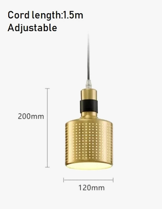 Suspension en métal au design nordique pour intérieur moderne — LZ4P9X