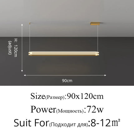 Suspension nordique en métal pour intérieur moderne et élégant — LZ4XJ9