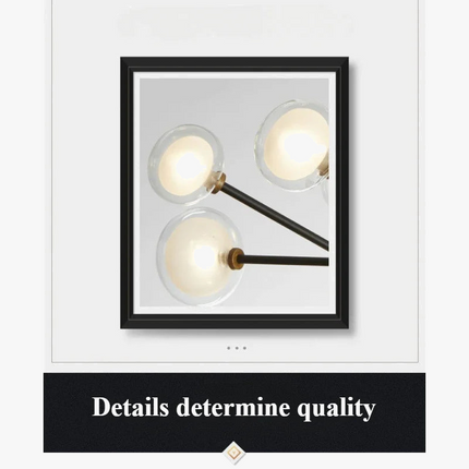 Suspension nordique en résine et verre pour décoration moderne — LZ4G7Q2