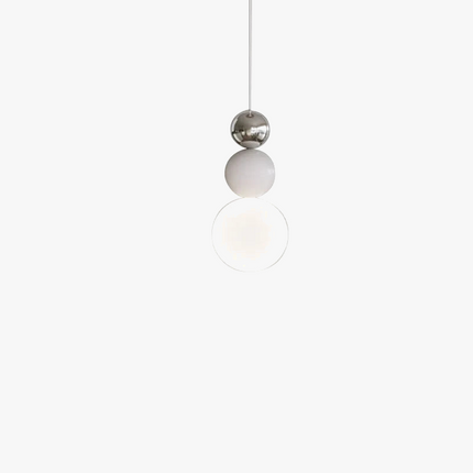 Suspension nordique en verre blanc à fil réglable — LZ4X9P