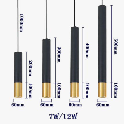 Suspension LED nordique à intensité variable design moderne — LZ4X9P