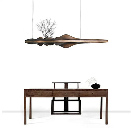 Suspension nordique en bois et résine décorative — LZ4P9XQ