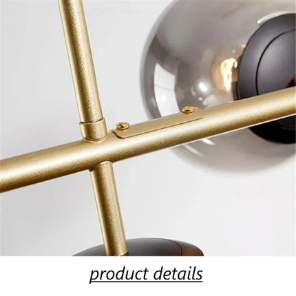 Suspension nordique en verre pour salon contemporain — LZ4XJ9