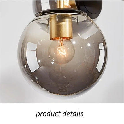 Suspension nordique en verre pour salon contemporain — LZ4XJ9