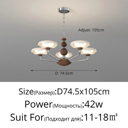 suspension nordique moderne pour éclairage intérieur élégant
