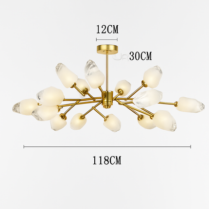 Suspension nordique pour éclairage intérieur avec lustre — LZ4N7Q2