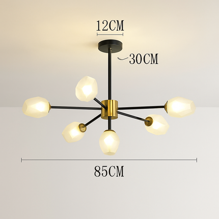 Suspension nordique pour éclairage intérieur avec lustre — LZ4N7Q2