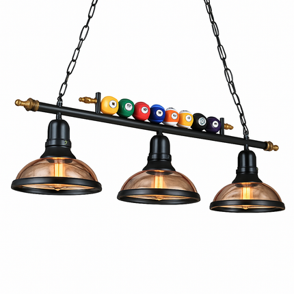 Suspension nordique rétro pour billard en restaurant et café — LZ4X9T2