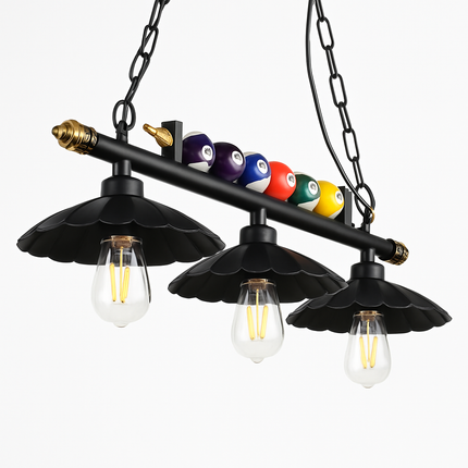 Suspension nordique rétro pour billard en restaurant et café — LZ4X9T2