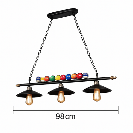 Suspension nordique rétro pour billard en restaurant et café — LZ4X9T2