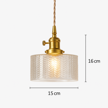 Suspension vintage rustique en cuivre style wabi-sabi — LZ4X9T2