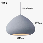 Corps de lampe gris / Lumière froide 6000K