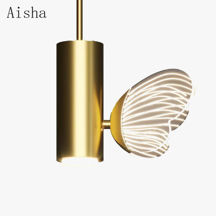 Suspension LED artistique papillon style nordique pour cafés et restaurants — LZ4P9XQ