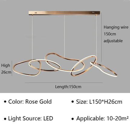 Suspension design post-moderne pour décoration intérieure de luxe — LZ4X9T