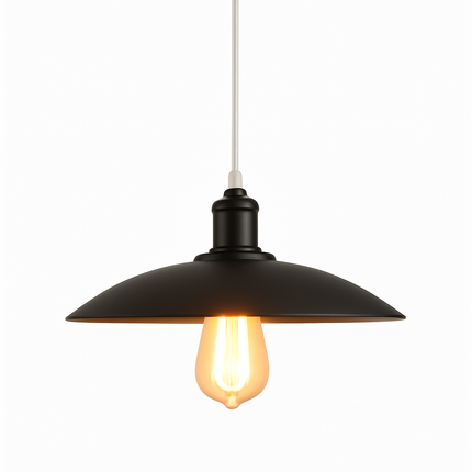 suspension rétro en métal style nordique luminaire industriel vintage