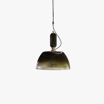 Suspension rétro en verre pour ambiance lumineuse chaleureuse — LZ4X9P