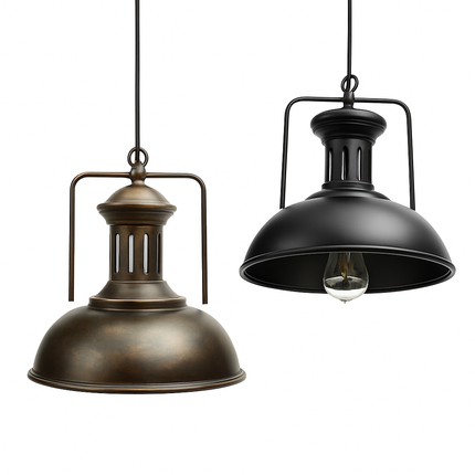 Suspension LED rétro avec finitions métalliques Soul — LZ4P9X