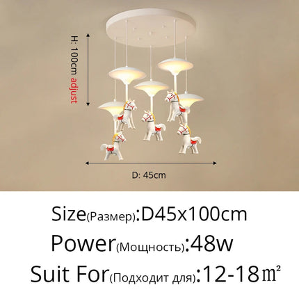 Suspension romantique pour éclairage intérieur élégant — LZ4G7T9