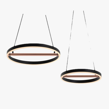 Suspension ronde à bande LED au design moderne danois pour intérieur — LZ7XQ2