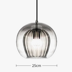 Verre transparent 25cm / Sans ampoule