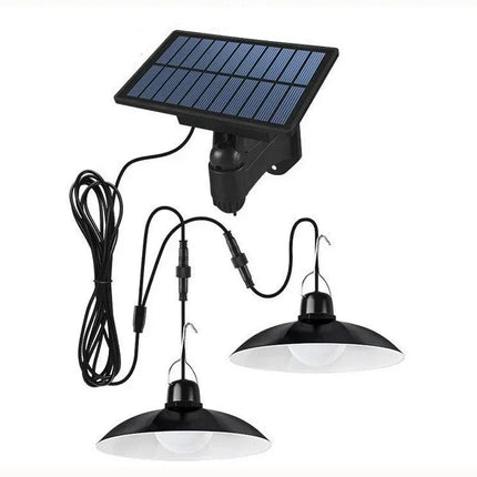 suspension solaire led télécommandée pour jardin et camping extérieur