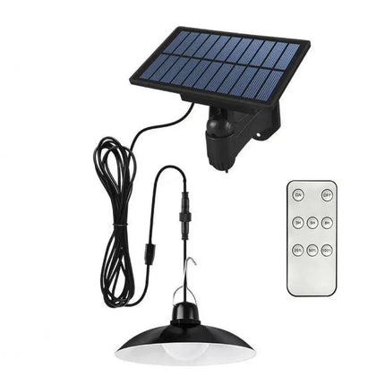 suspension solaire led télécommandée pour jardin et camping extérieur