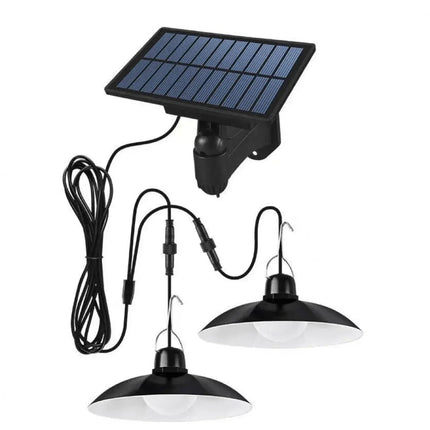 suspension solaire led télécommandée pour jardin et camping extérieur