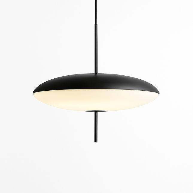 Suspension design soucoupe volante bicolore noir et blanc — LZ4X9T
