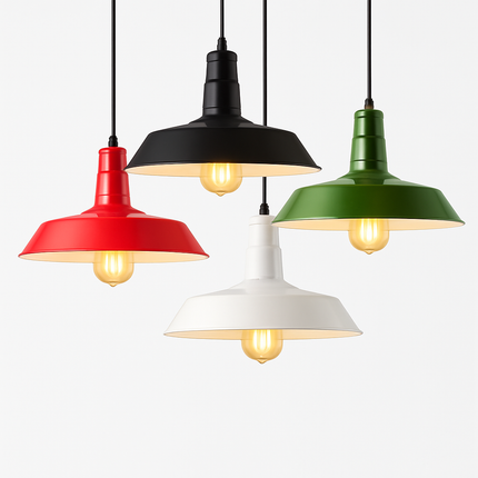 Suspension industrielle rétro style nordique pour bar et loft — LZ4X9T2