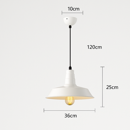 Suspension industrielle rétro style nordique pour bar et loft — LZ4X9T2